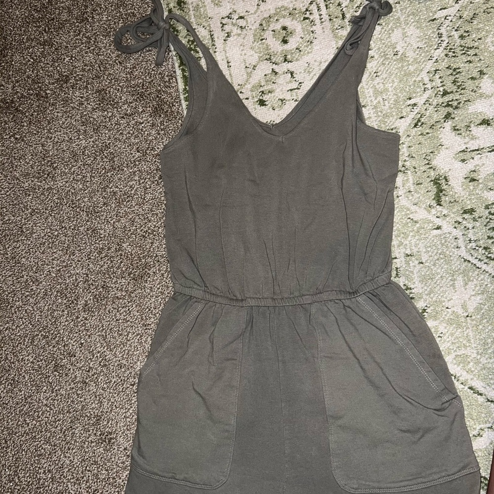 Army Green Romper